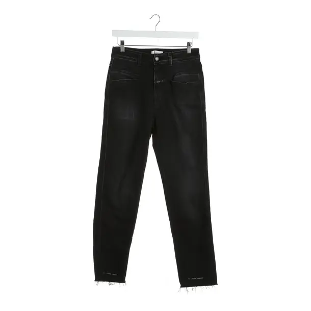 Jeans Straight Fit in Schwarz, Baumwolle, Closed