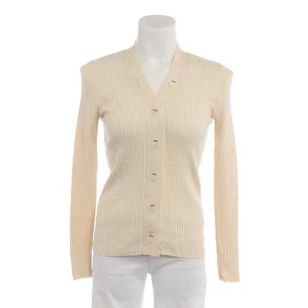 Cardigan in White, Cotton, Sandro