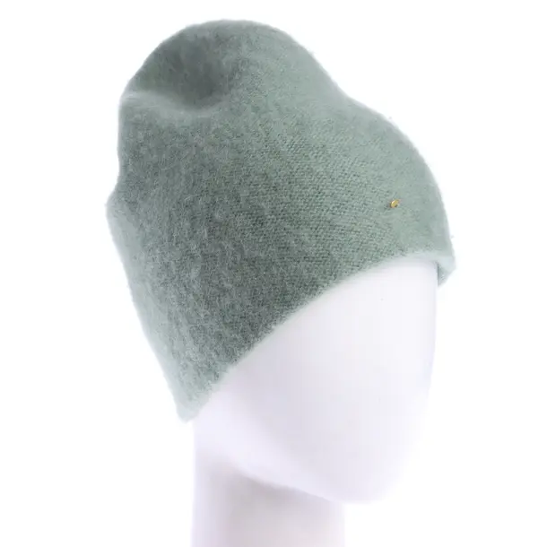 Beanie in Green, Cashmere, Delicatelove