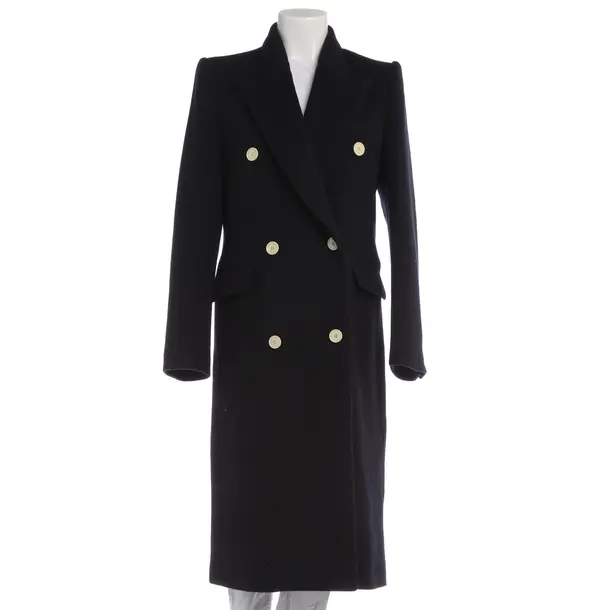 Mid-Season Coat in Blue, Wool, Isabel Marant