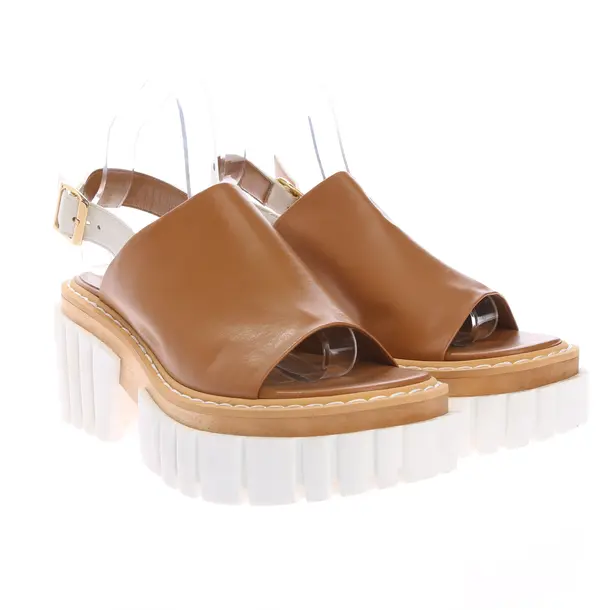 Heeled Sandals in Brown, , Stella McCartney
