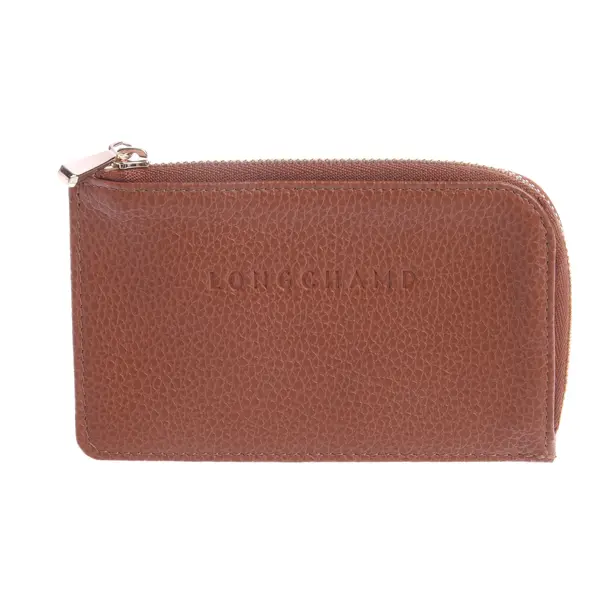 Kartenetui in Braun, Leder, Longchamp