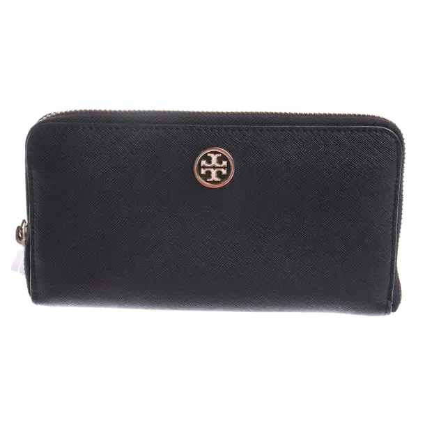 Wallet in Black, Leather, Tory Burch