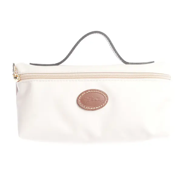 Kosmetiktasche in Weiß, Polyimid, Longchamp