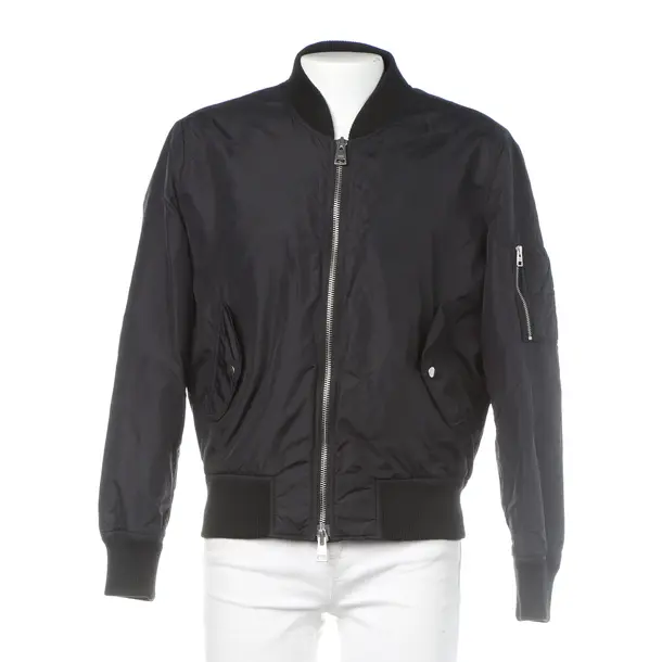 Mid-Season Jacket in Black, Polyamide, Ami Paris