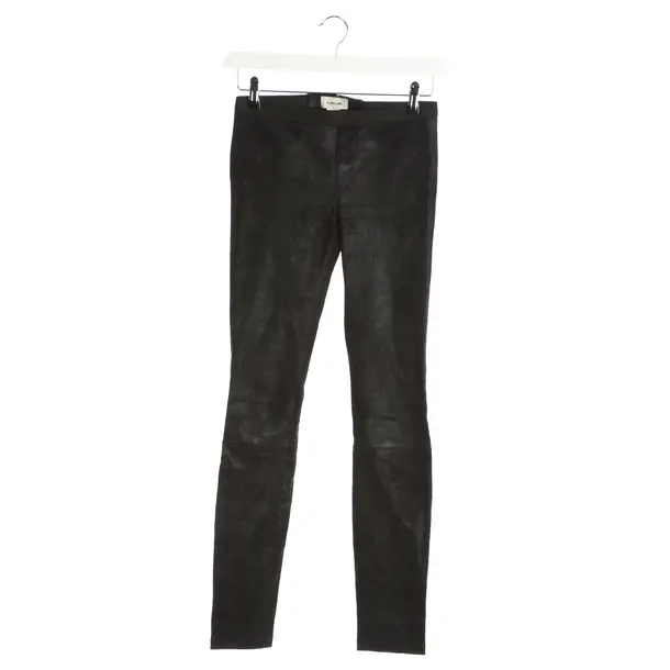 Hose in Schwarz, Leder, Helmut Lang