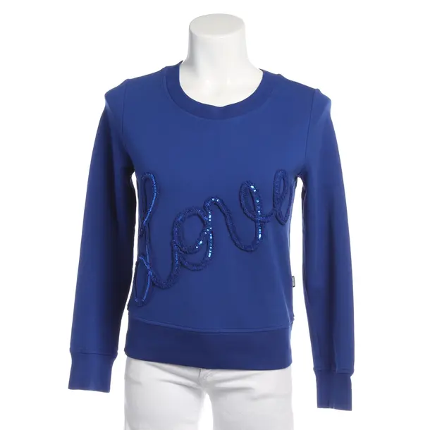 Sweatshirt in Blue, Cotton, Love Moschino