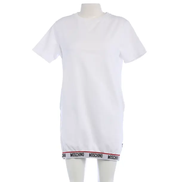 Kleid in Weiß, Baumwolle, Moschino