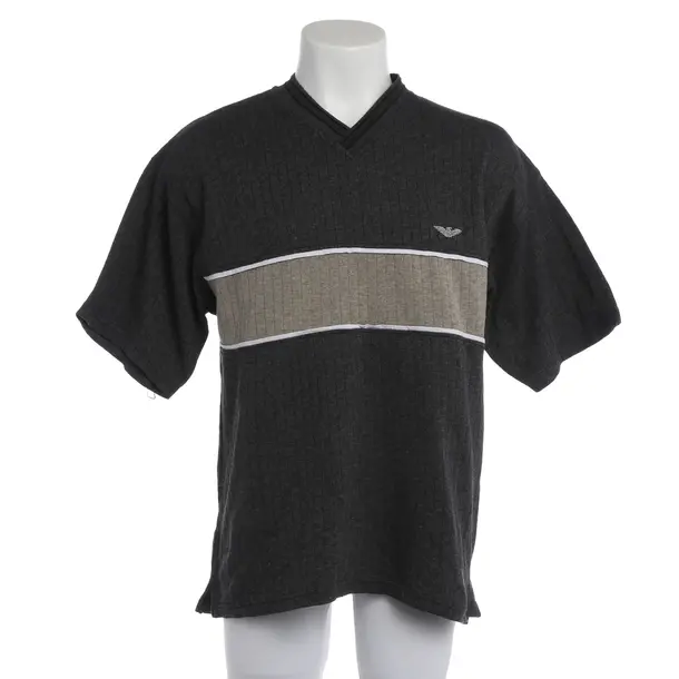 T-Shirt in Gray, Cotton, Giorgio Armani