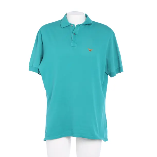 Poloshirt in Grün, Baumwolle, Giorgio Armani