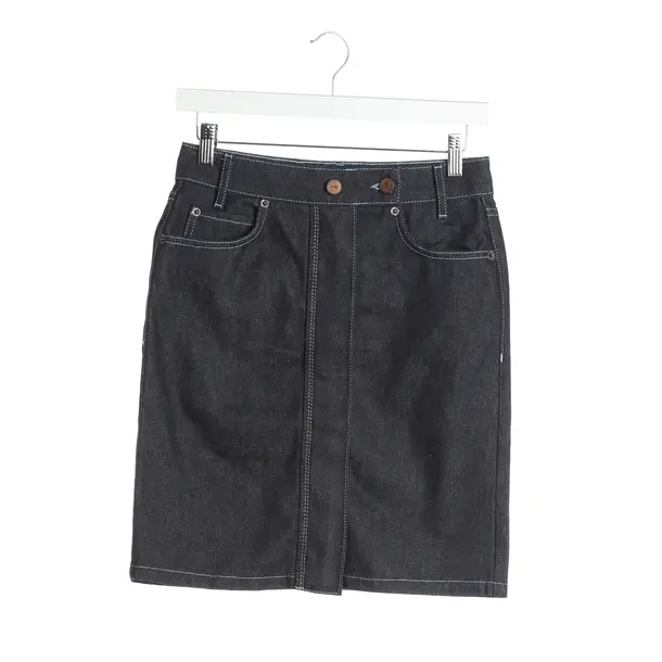 Rock in Blau, Baumwolle, Victoria Beckham