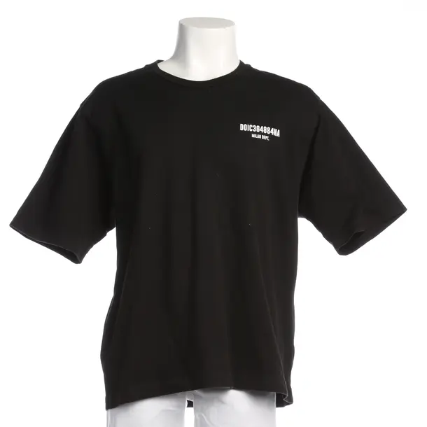 T-Shirt in Schwarz, Baumwolle, Dolce & Gabbana