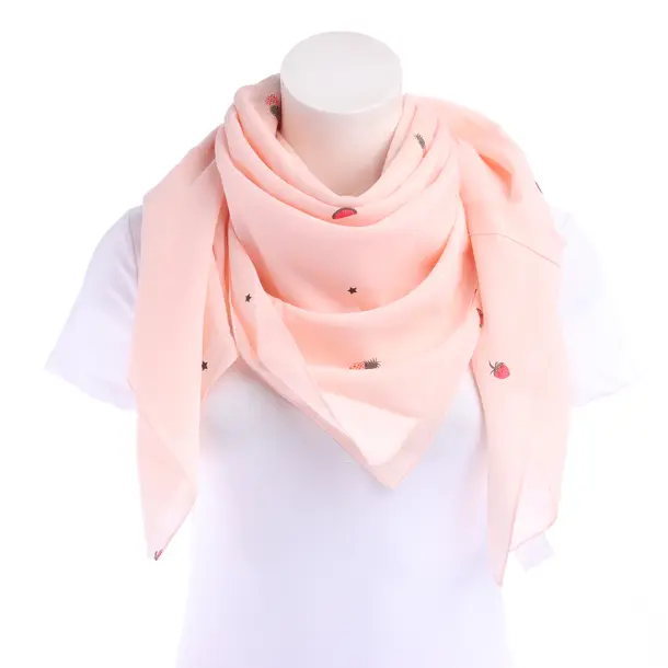 Tuch in Mehrfarbig, Baumwolle, Hugo Boss Orange