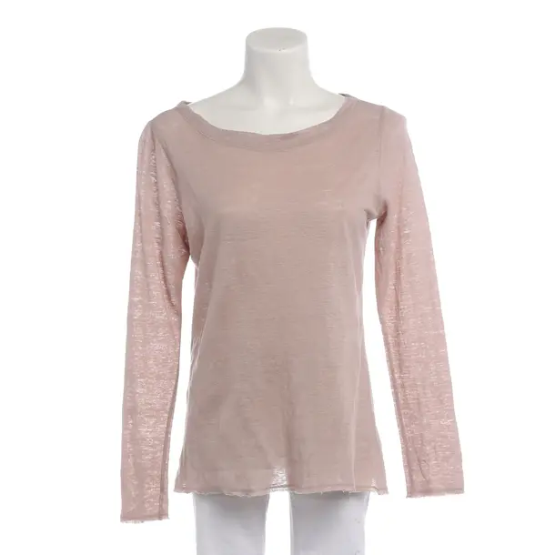 Longsleeve in Braun, Leinen, Hemisphere