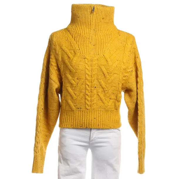 Jumper in Yellow, Wool, Ganni