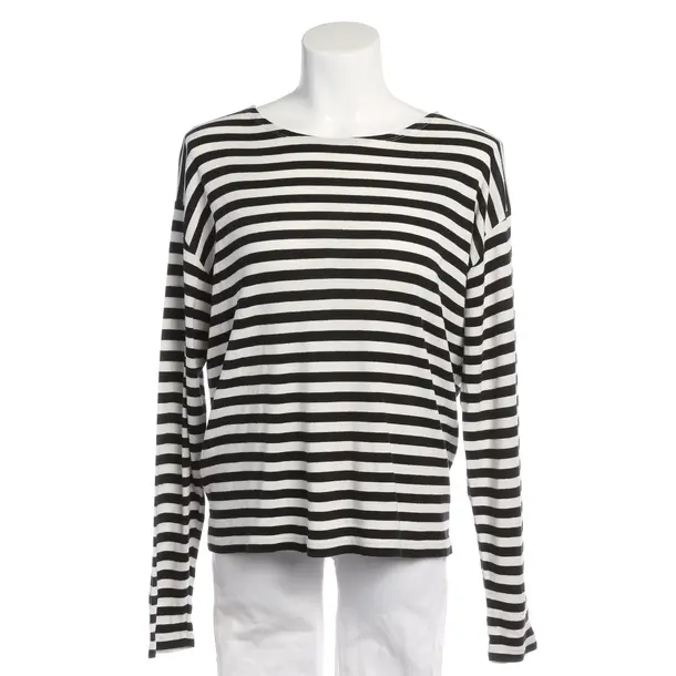 Long Sleeve Shirt in Black, Cotton, Closed