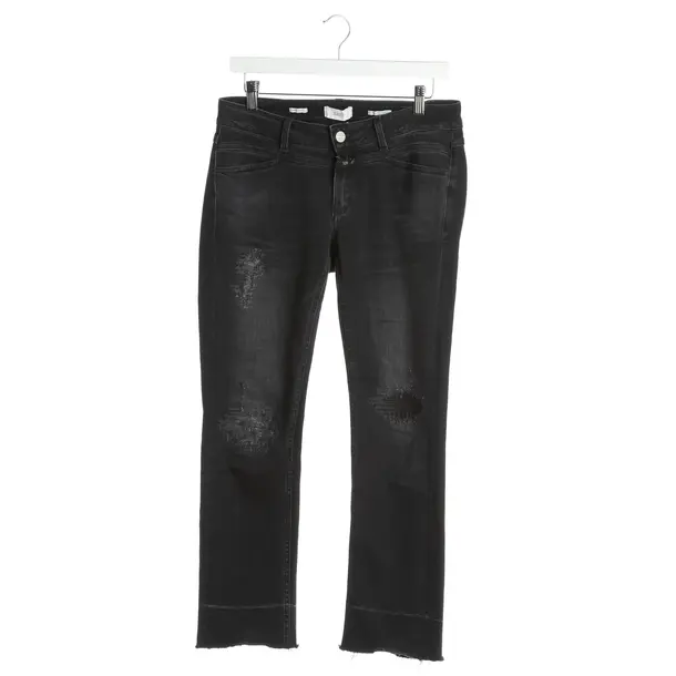 Straight Fit Jeans in Black, Cotton, Closed