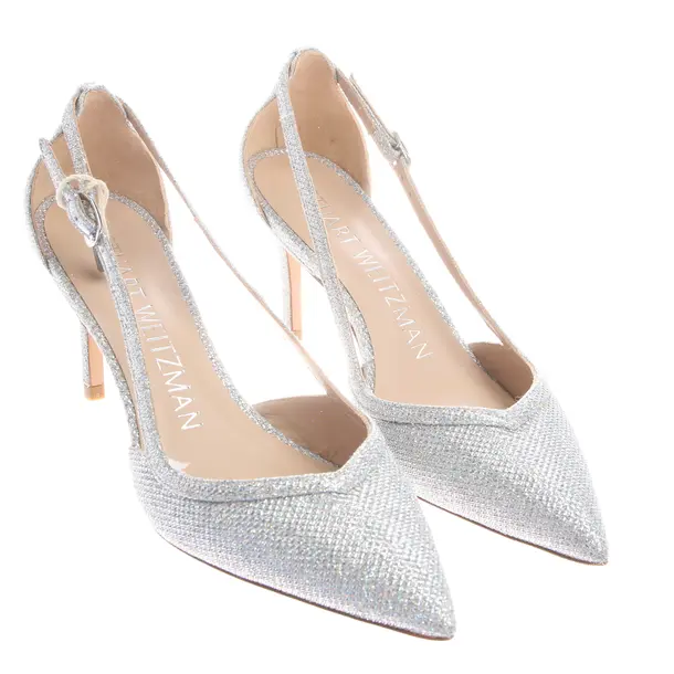 Pumps in Metallic, , Stuart Weitzman