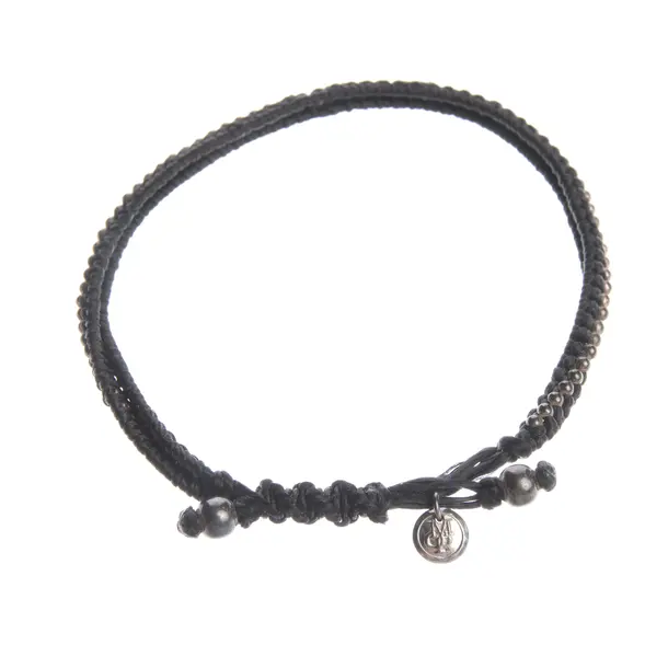 Armband in Schwarz, 925er Sterling Silber, Marc O'Polo