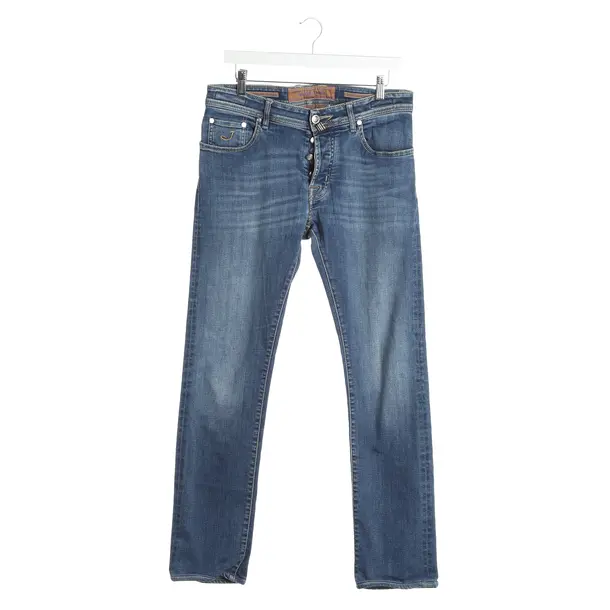 Slim Fit Jeans, in Blue, Cotton, Jacob Cohen