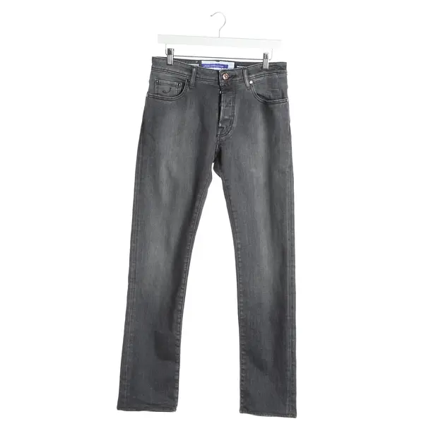 Slim Fit Jeans in Gray, Cotton, Jacob Cohen