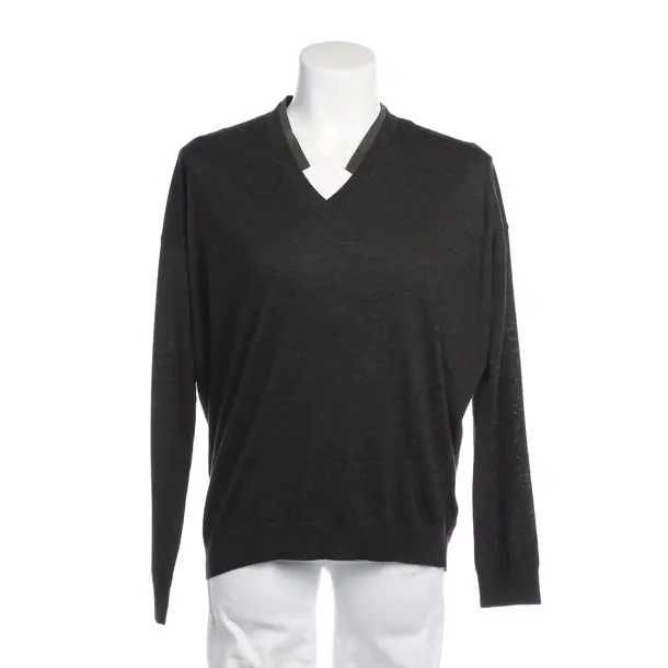Pullover in Grau, Wolle, Brunello Cucinelli
