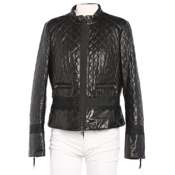 Lederjacke in Schwarz, Leder, Marc Cain