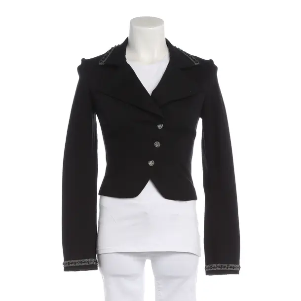 Blazer in Schwarz, Baumwolle, Ana Alcazar