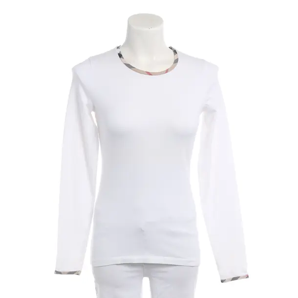 Long Sleeve Shirt in White, Cotton, Burberry London