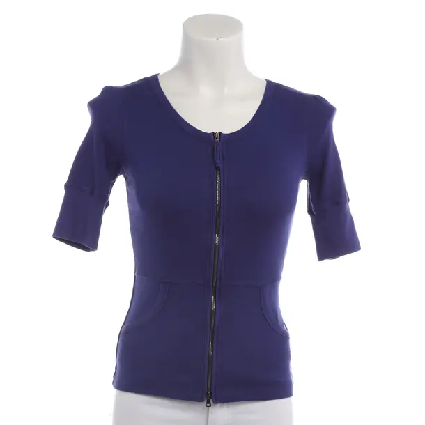 Strickjacke in Blau, Baumwolle, Marc Cain