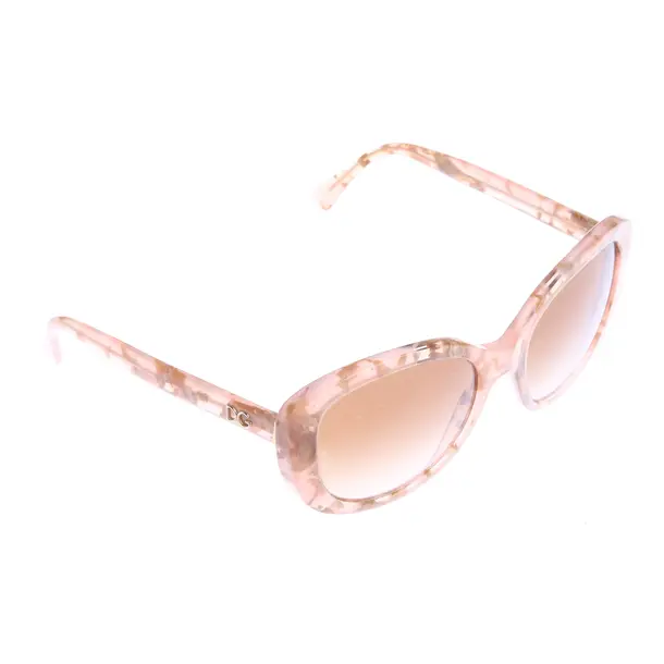 Sonnenbrille in Weiß, Kunststoff, Dolce & Gabbana