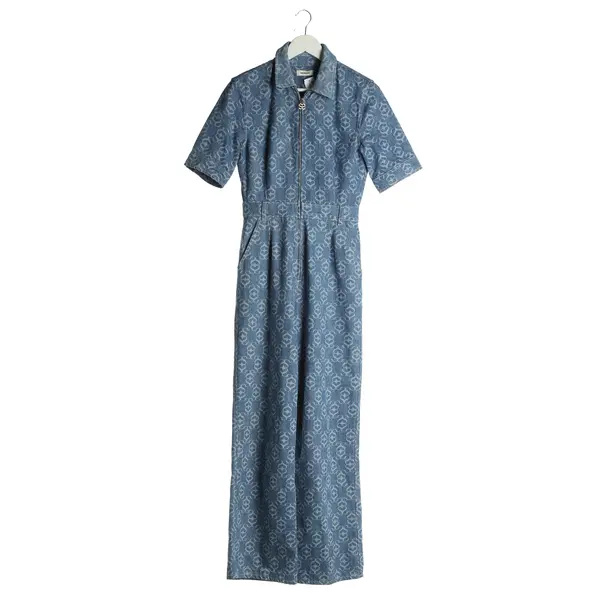 Jumpsuit in Blau, Baumwolle, Sandro