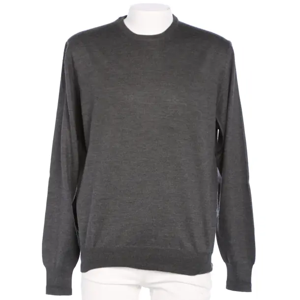 Pullover in Grau, Wolle, Gran Sasso