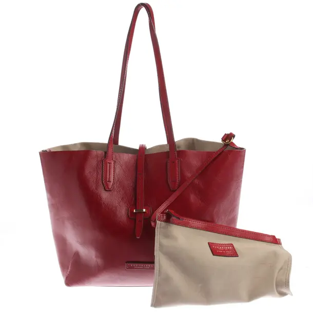 Shopper in Rot, Leder, The Bridge