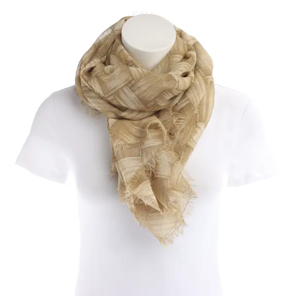 Shawl in Brown, Wool, Bottega Veneta