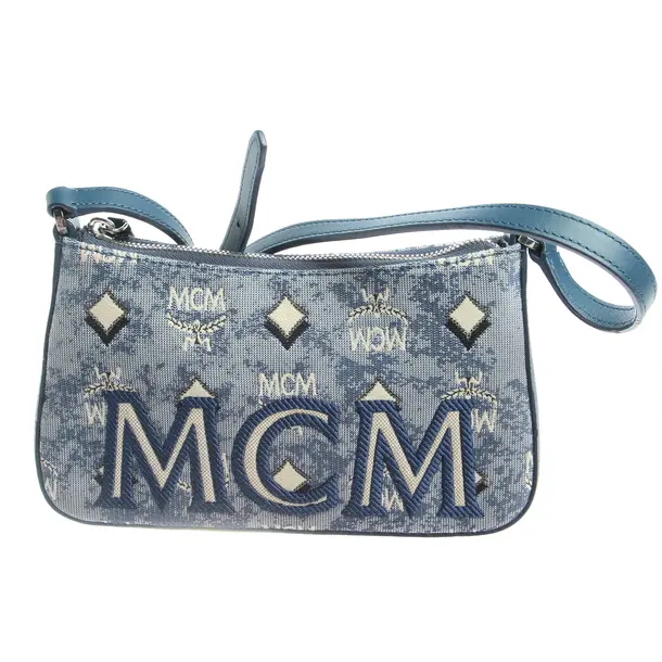 Schultertasche in Mehrfarbig, Baumwolle, MCM
