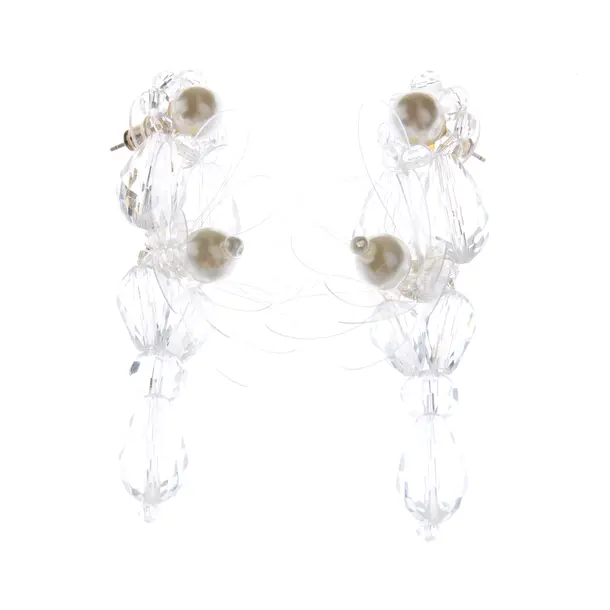 Earrings in White, Other Fibers, Simone Rocha