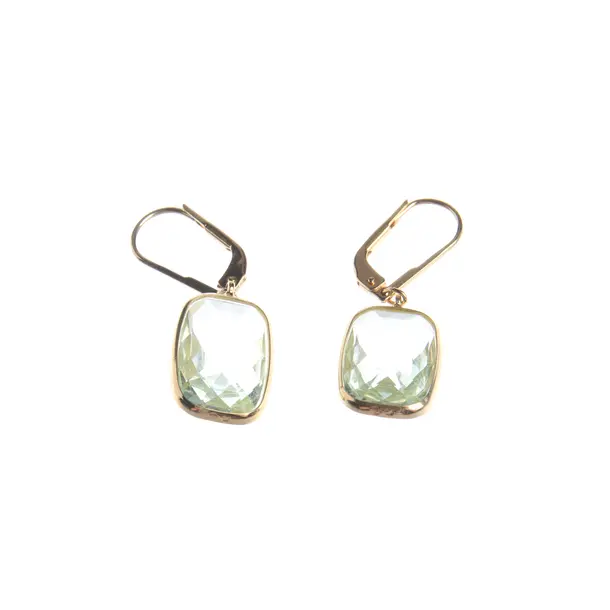 Earrings in Metallic, Metal (metallic, metallized), Swarovski