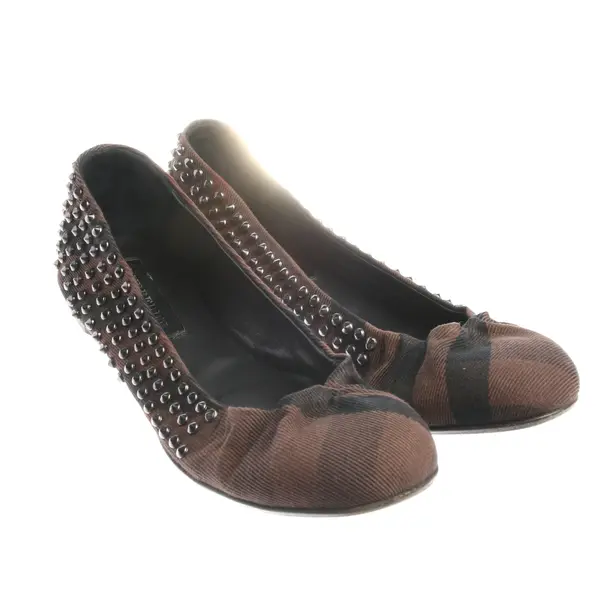 Ballet Flats in Brown, , Burberry Prorsum