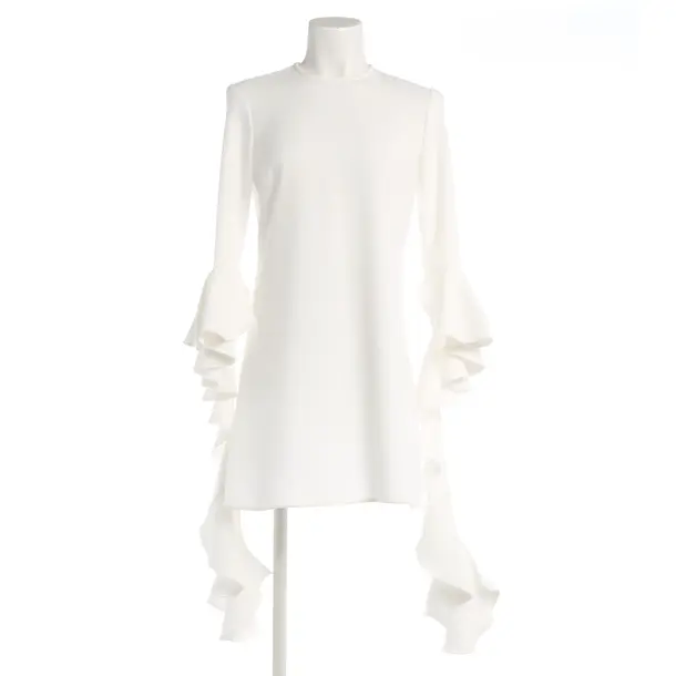 Cocktail Dress in White, Polyester, Ellery