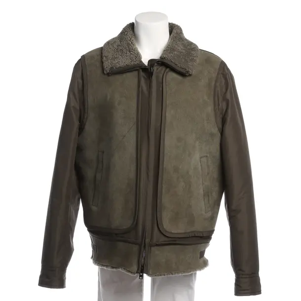 LeatherJacket in Gray, Leather, Closed