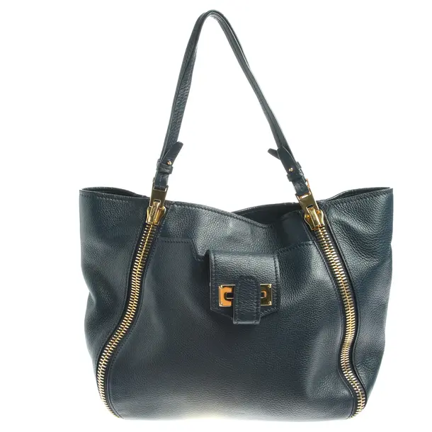 Shoulder Bag in Blue, Leather, Tom Ford