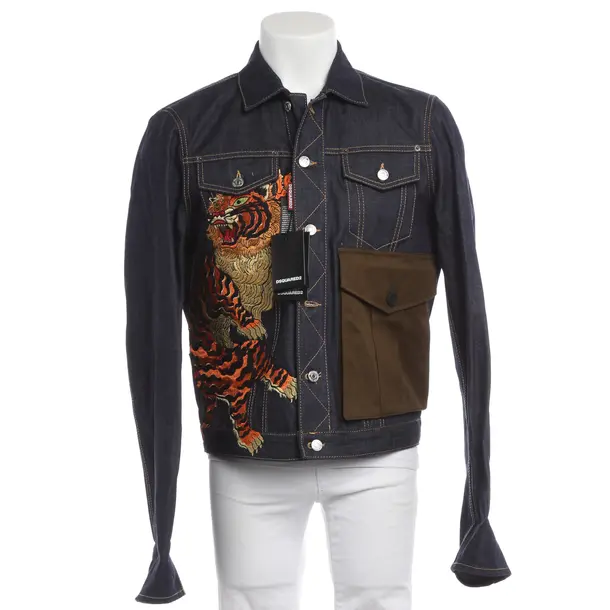 Denim Jacket in Multicolored, Cotton, Dsquared