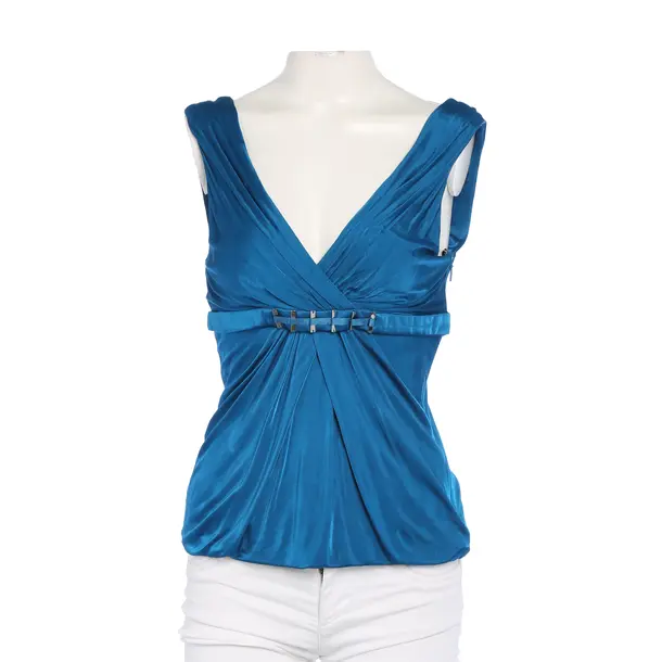 Top in Blau, Viskose, Versace