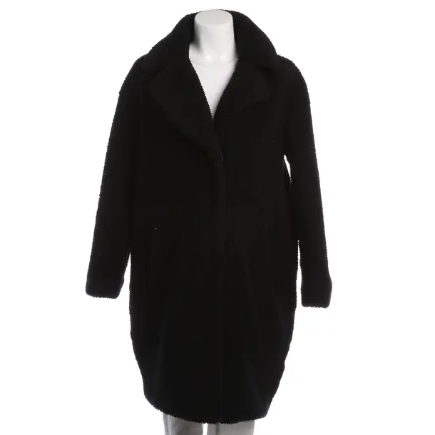 Winter Coat in Black, Polyester, Stand Studio