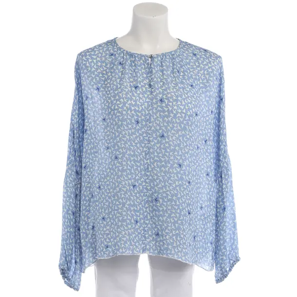 Blouse in Blue, Silk, Iheart
