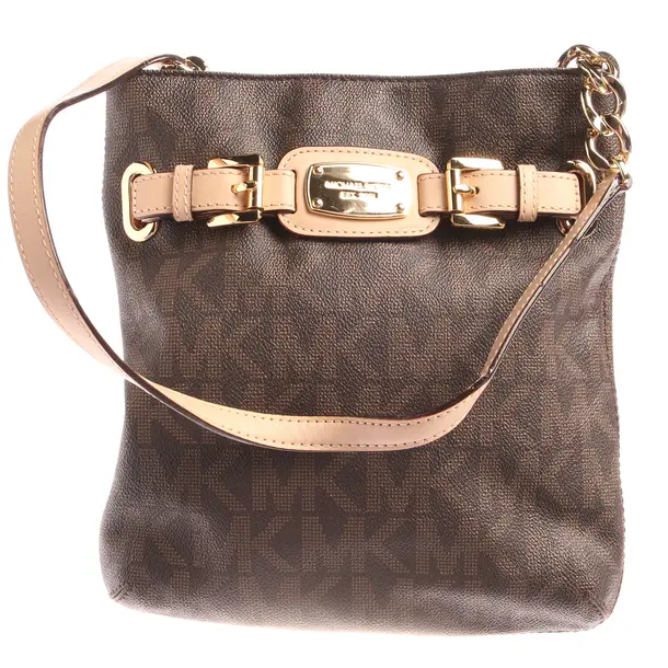 Schultertasche in Braun, Leder, Michael Kors