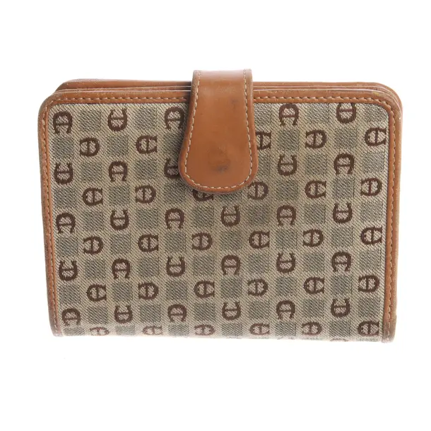Wallet in Brown, Cotton, Aigner