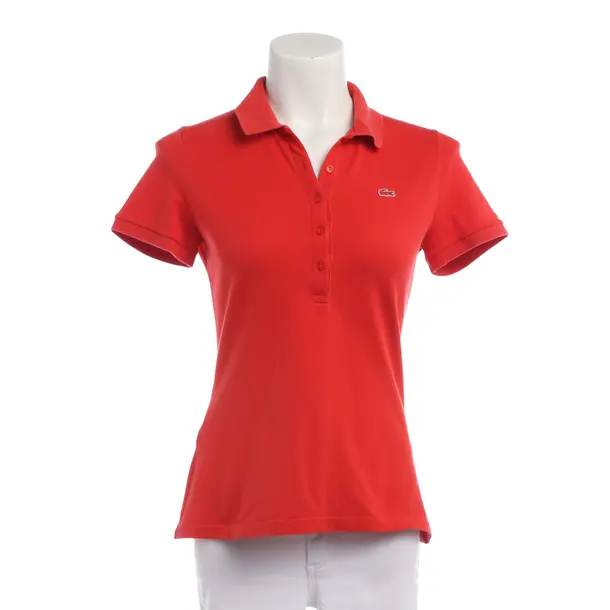 Poloshirt in Rot, Baumwolle, Lacoste