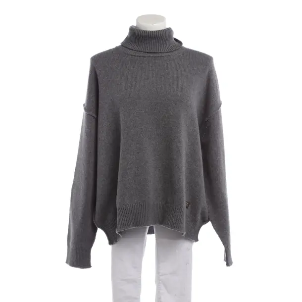 Pullover in Grau, Wolle, Dsquared